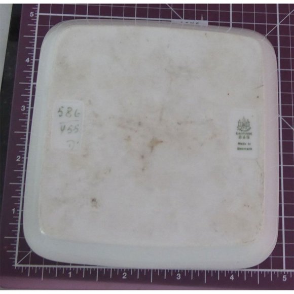 Mid Century Bing & Grondahl Porcelain Dish Pastoral Scene With Windmill - Picture 2 of 5